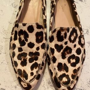 Kate Spade cheetah print loafers
